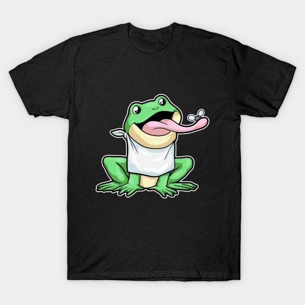 Frog with Tongue out T-Shirt by Markus Schnabel